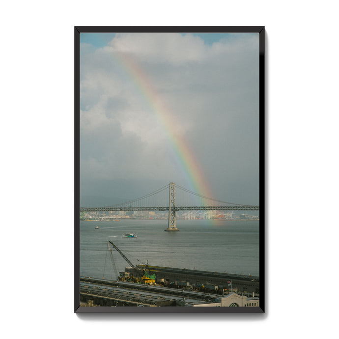 Bay Bridge Rainbow 11x17 frame